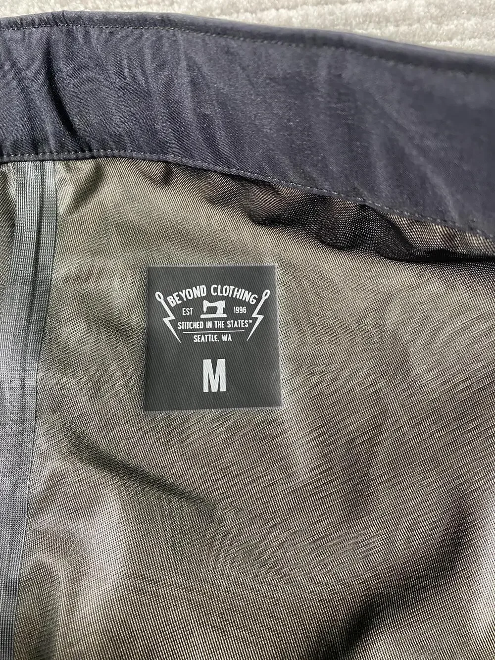 Beyond Clothing A6 Rain Pants Mens Medium Black GORE-TEX Waterproof Made USA